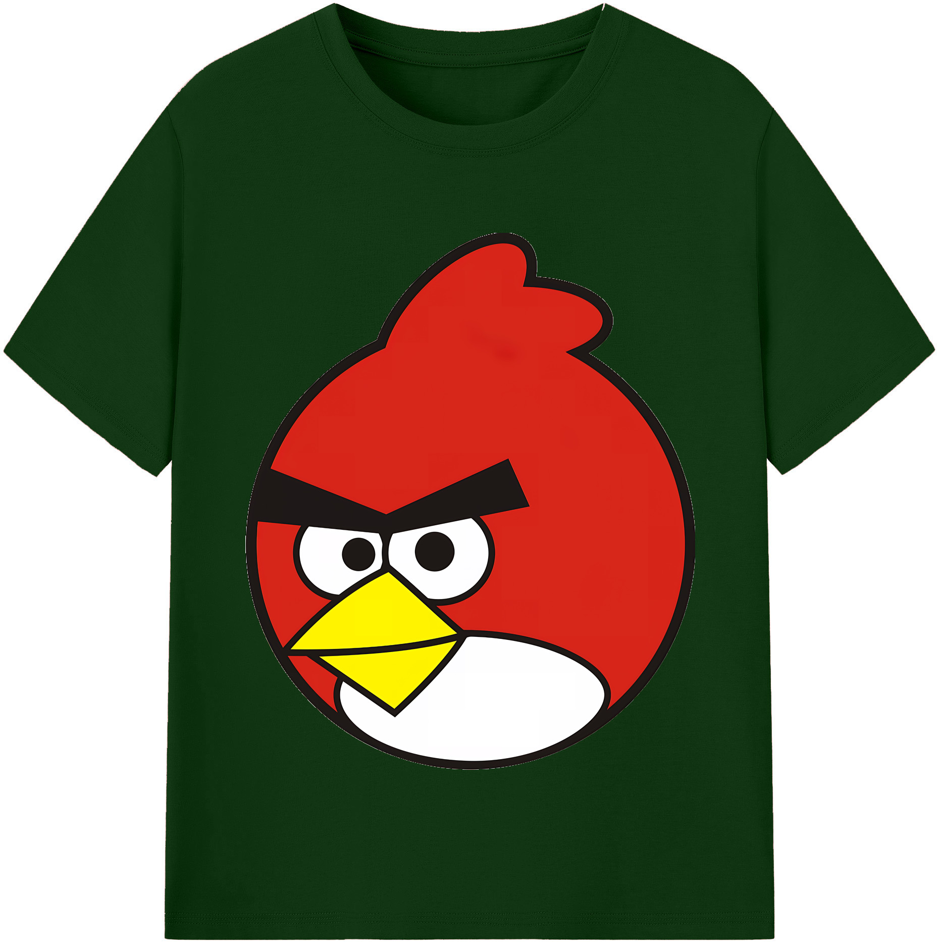 （画像用） Angry Birds アングリーバード 綿100％半袖Tシャツ（フロントプリント）